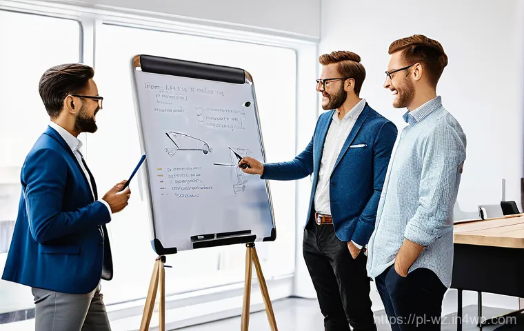 MVP와 고객 충성도 강화 전략 - **Prompt 1: The Iterative Journey of a Product (MVP Concept)**
    "A diverse group of five Polish e...