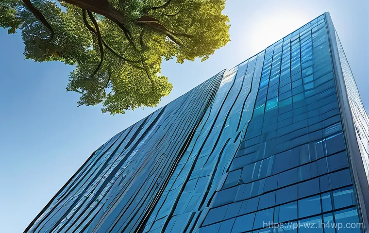 MVP의 기술적 요구 사항 - The Robust Foundation of Innovation**
A high-angle, cinematic shot of a modern, sleek skyscraper wit...