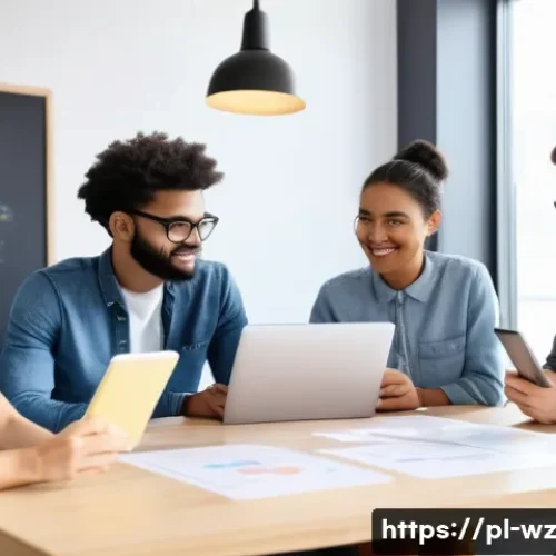 MVP와 초기 시장 반응의 중요성 - **Prompt:** A group of diverse individuals, including a young male and female entrepreneur, are gath...