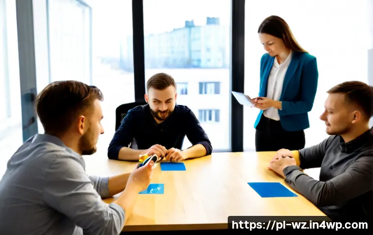 Home 17 MVP 개발 시 유의해야 할 윤리적 측면 - Photorealistic ethical MVP development workshop in a modern Warsaw startup office, diverse Polish pr...
